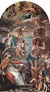 Sebastiano Ricci Maria in Gloria mit Erzengel Gabriel und Hl. Eusebius, Hl. Sebastian und Hl. Rochus Germany oil painting artist